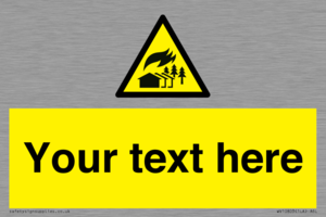 Custom Warning: Large scale fire zone